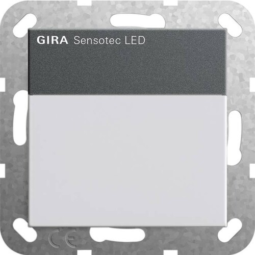 237828 Gira Sensotec LED o.Fernbedienung System 55 anthrazit Produktbild Front View L