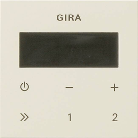 248001 Gira Bedienaufsatz Unterputz Radio RDS System 55 Cremeweiß Produktbild