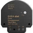 547100 Gira Funk Energiesensor Mini 1fach Gira eNet Produktbild front S