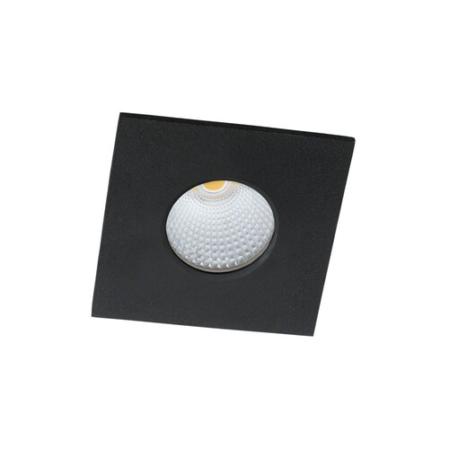 MY-6865-S Leuchtwurm quadratisch schwarz satin LED Einbaustrahler IP65 Produktbild Front View L