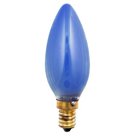 40287 Scharnberger+Hasenbein E14 40W blau Kerzenlampe Produktbild