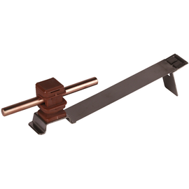 204936 Dehn Dachleitungshalter FLEXIsnap NIRO/K-braun Produktbild front M