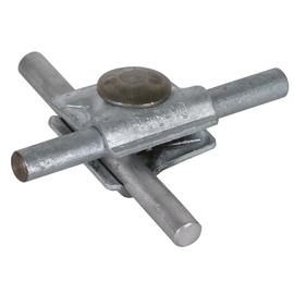 390063 Dehn MV Klemme St/tZn f. Rd 8 10mm m. Flach- Produktbild front M