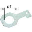 923236 Dehn Anschlussbügel IF3 gerade Produktbild