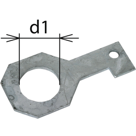 923242 Dehn Anschlussbügel IF3 gerade Produktbild