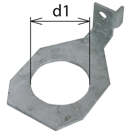 923356 Dehn Anschlussbügel IF1 abgewinkelt Produktbild