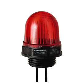 WE230 100 55 Werma LED Dauerleuchte EM 24V DC RD Produktbild