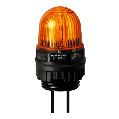 WE231 300 54 Werma LED Dauerleuchte EM 12V DC YE Produktbild