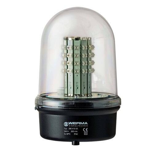 WE280 410 55 Werma LED Hindernisfeuer BM 12 50V DC RD Produktbild