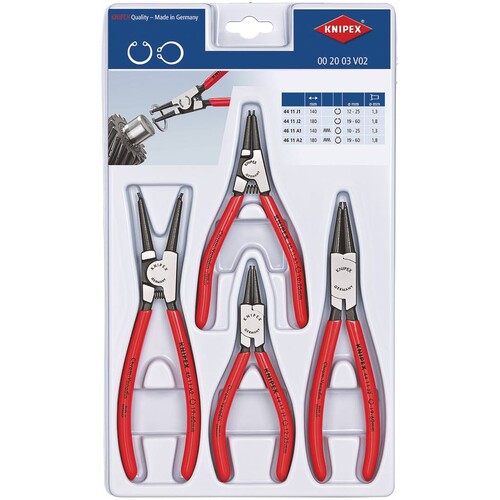 00 20 03 V02 Knipex Sicherungsringzangen Set Produktbild Front View L