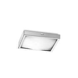 15732/22-C Leuchtwurm DL/WL     SNAP 1fl/quadr./chrom/Glas satiniert 22x22/H Produktbild