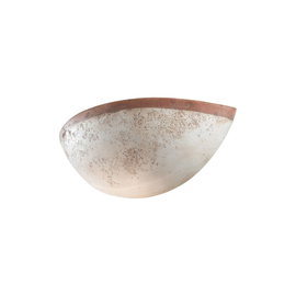 25331/34-W Leuchtwurm WLH ASIAGO 1fl/Mess.brün./Kalksteinkruste Cotto d Produktbild front M