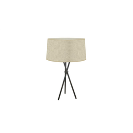 28347/55-EGLG Leuchtwurm TL TRIPOD 1fl/Schmiedeeisen eisengrau/Schirm Lein Produktbild front M