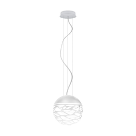 31415/40-W Leuchtwurm HL KELLY Sphere 3fl/weiß/Diffuser satiniert dm40 Produktbild front M