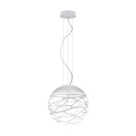 31415/50-W Leuchtwurm HL KELLY Sphere 3fl/weiß/Diffuser satiniert dm50 Produktbild front M