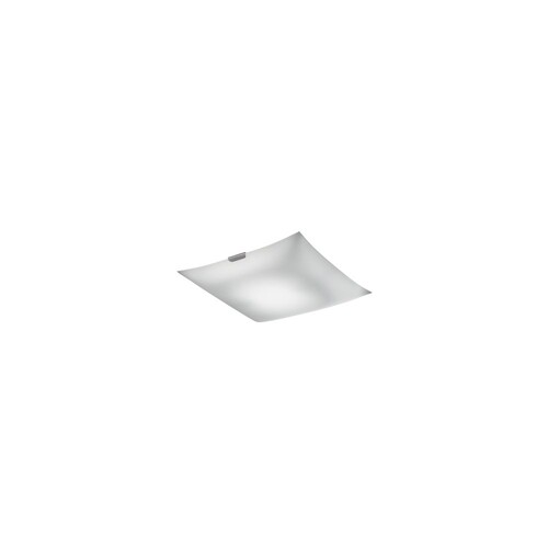 33322/23 Leuchtwurm DL/WL     GLASS   LED Nickel matt/Glas weiß satin 23x23/H Produktbild