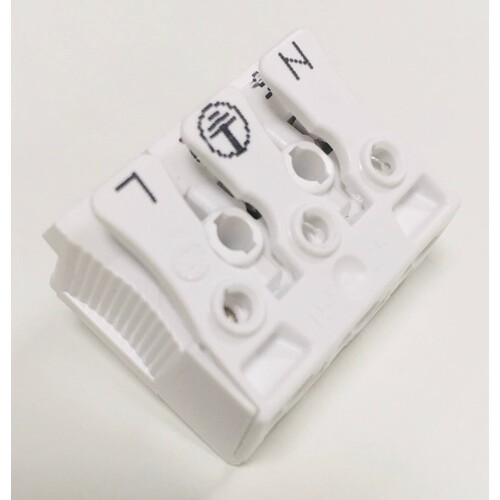 88167522 ElectroTerminal SLK 3/3 +E-PIEC N-ERDE-L PC Schraublose Leuchtenklemme Produktbild Front View L