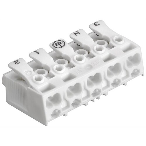 88167531 ElectroTerminal SLK 3/5  +E- PIEC 3-N-ERDE-1-2 PC Schraublose Leucht Produktbild Front View L