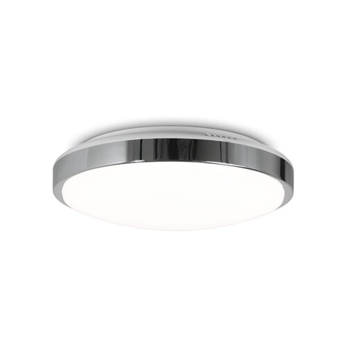 80629/35-C Leuchtwurm DL     QUELLA   LED rund/Ring Chromlook/PC weiß dm350/H Produktbild Front View L