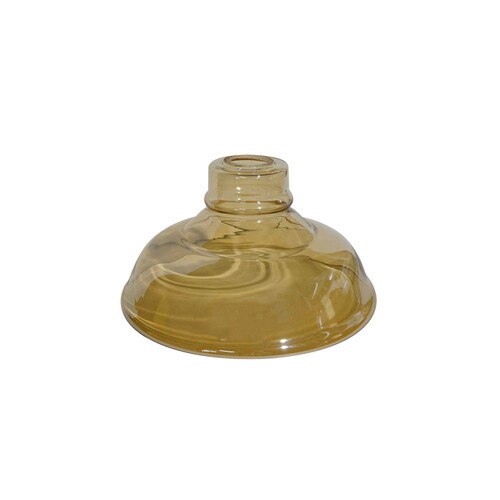 ZU204/60-GE Leuchtwurm ZUB    WILD WEST NUR   Glas SALOON amber/dm27,5/H 17,5cm Produktbild Front View L