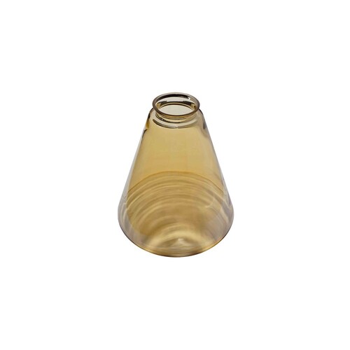 ZU204/61-GE Leuchtwurm ZUB    WILD WEST NUR   Glas SHOWGIRL amber/dm19/H 20cm Produktbild Front View L