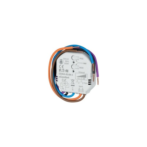 182444 EATON CDAU-01/04-I Smart-Dimmaktor, UP Produktbild Front View L