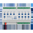 AKS-1216.03 MDT Schaltaktor 12 fach, 8TE, REG, 16A, 230VAC, C Last, Standard Produktbild front S