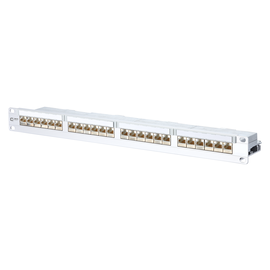 130856C-E Metz Connect E DAT C6A 24 Port 1HE modular Produktbild