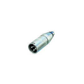 NTR-NA2MPMF Neutrik 3 poliger XLR Kabelstecker , Cinch (RCA) Buchse Produktbild front M