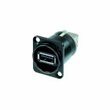 NTR-NAUSB-W-B Neutrik USB Durchgangsgerätebuchse Produktbild