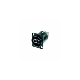 NTR-NAUSB-W-B Neutrik USB Durchgangsgerätebuchse Produktbild