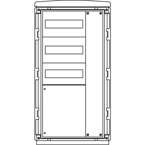 FIM0010 Elsta-Mosdorfer IFV ST NV (36TE) + Mont. pl. 120x700 Produktbild Front View L