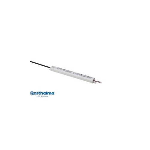 66004434 Barthelme LED Konverter IP65 24V 13W 0,55A 182x20x20mm Produktbild Front View L