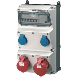 936392 Mennekes MENNEKES Steckdosen Kombi AMAXX 3 Produktbild front M