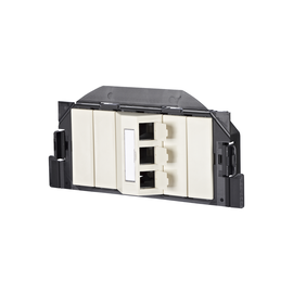 130B20S50301-E Metz Connect Keystone 3Port GB2 PW o.M Produktbild front M