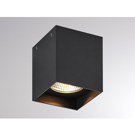 305-602430b Molto Luce Aufbau Deckenleu. AEON LED 6,2W 3000K 45°80x80x95 SW 522LM Produktbild