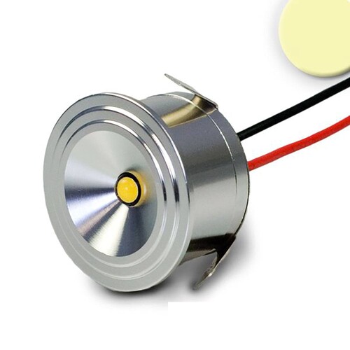 111406 Isoled LED Spot 1x3W 12V od.700mA 100° warmweiß Produktbild