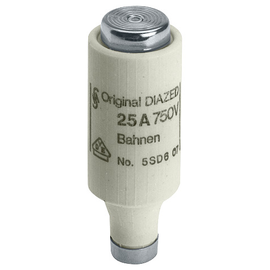 5SD607 Siemens DIAZED SICH. FLINK 750V 25A Produktbild front M