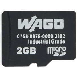 758-879/000-3102  Wago Speicherkarte SD Micro 2 GByte Produktbild