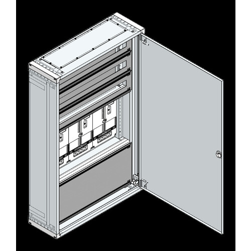 AMZV3-N11/TN Mehler AP Zählerverteiler EVN m. RW Produktbild Front View L