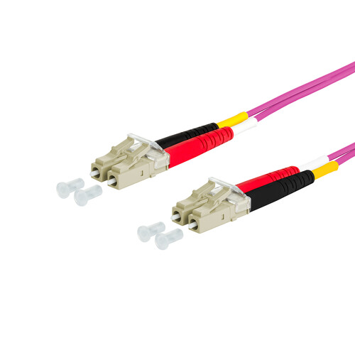 151S1JOJO70E Metz Duplex Patchkabel G50/125 OM4 LC-D auf LC-D 7m Produktbild