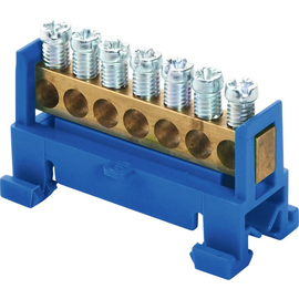 88728712 E-Term 651 N/7 blau Nullleiterklemmblock 16mm² 7pol Produktbild