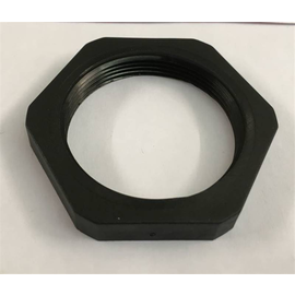 89899951 S.I.B. GPO 16 ISO Gegenmutter PA RAL9005 Produktbild front M