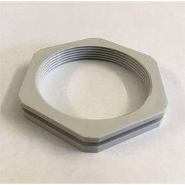 89899935 S.I.B. GPO 63 ISO Gegenmutter PA RAL9005 Produktbild front M