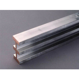 92004663 Wöhner 01189 Dreifach T Schiene 0,65m 2500Averzinnt Produktbild front M