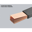 92001345 Wöhner 01255 Lamellierte CU Schiene 547A 144mm² Produktbild