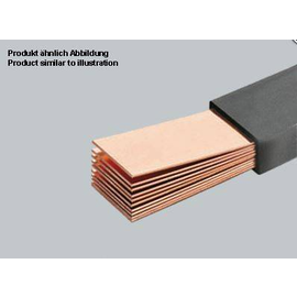 89899893 Wöhner 01273 Lamellierte CU Schiene 1985A 2 Meter Produktbild front M