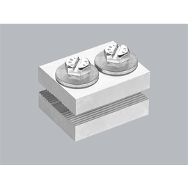 92006292 Wöhner 01481 Schienen Längsverbinder 60mm breit Produktbild front M