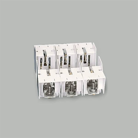 88161315 Wöhner 03763 NH Sicherungsunterteil Gr.1 3pol Produktbild front M
