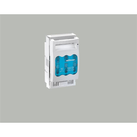 92004543 Wöhner 33408 Aufbau Sicherungshalter Class J, 3pol, 100A Produktbild front M